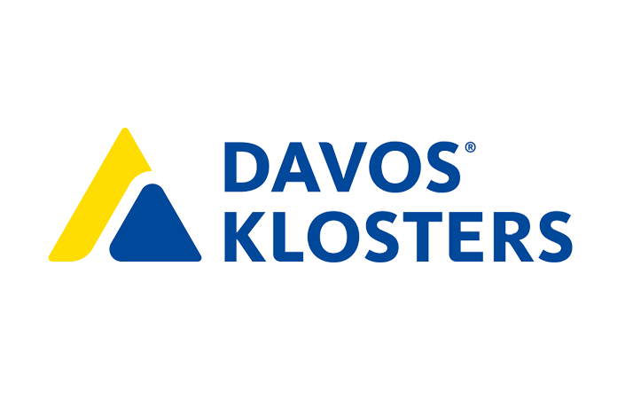 Logo des Klosters Davos auf weißem Hintergrund.