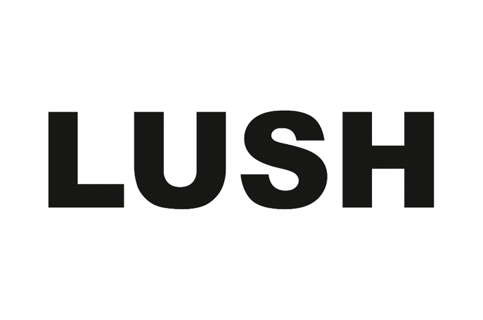 Lush logo on white background.